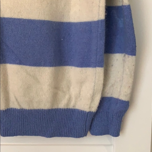 Striped Blue Sweater | F21 Size Large - Picture 3 of 5